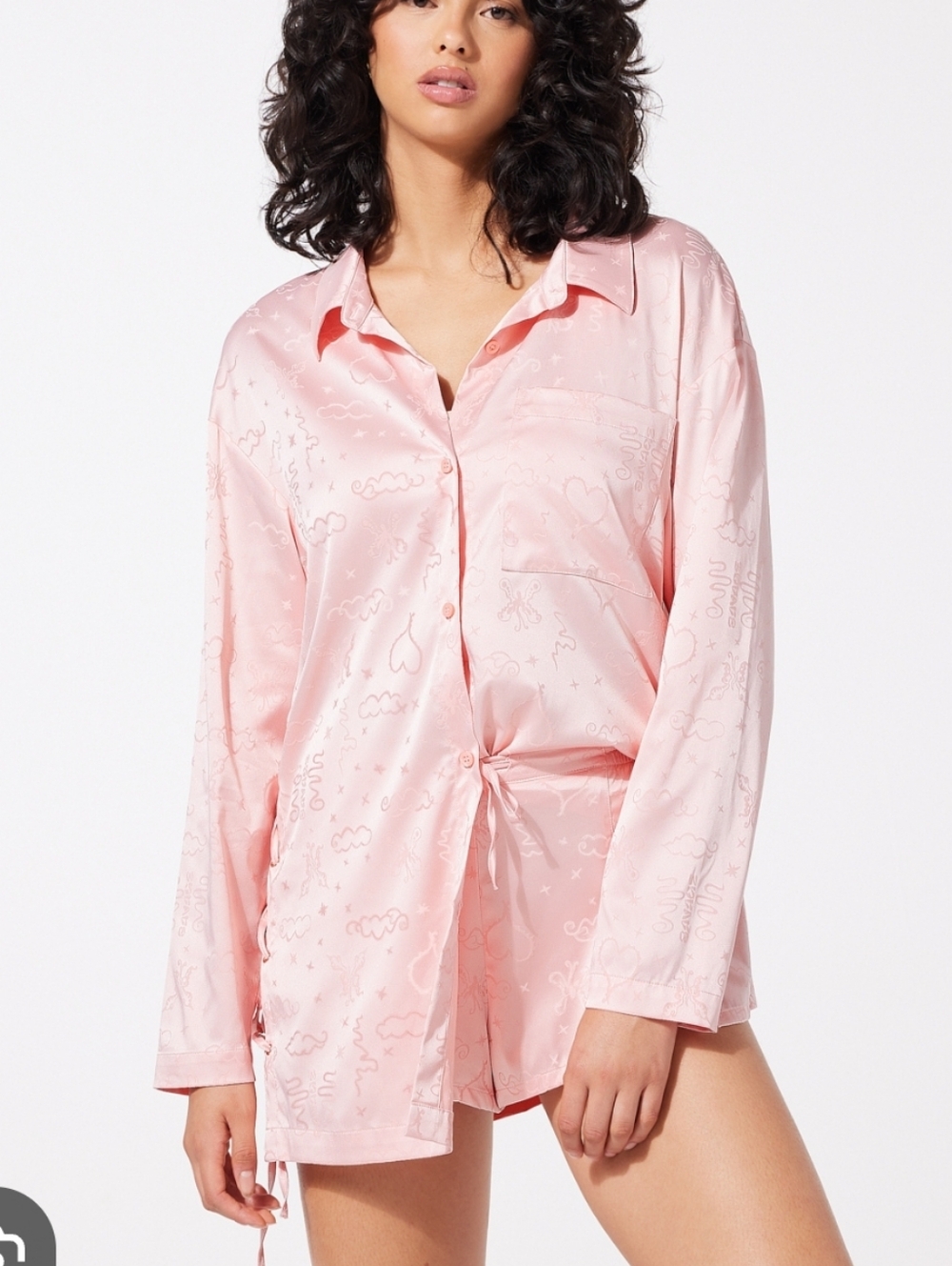 Brand New with Tags: Savage X Fenty by Rihanna 2-Piece Satin Lounge Set​
